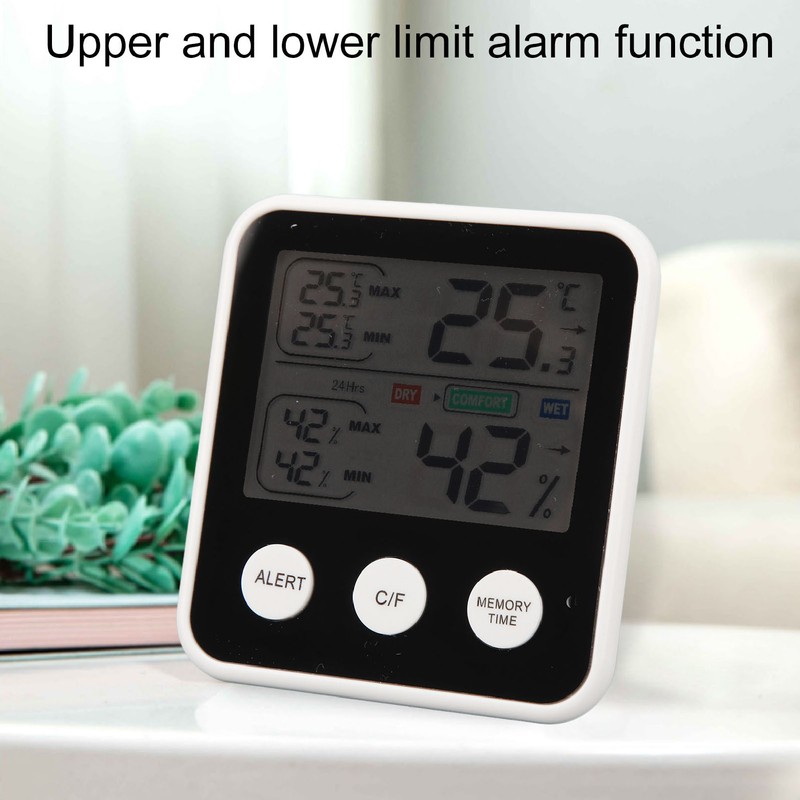 LCD Digital Display Thermometer Hygrometer Temperature Humidity Meter Gauge Hygrothermograph