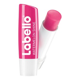 LABELLO Bálsamo labial con color Sandía (4.8g) protector labial con Vitamina E libre de aceites minerales 24 horas de humectación