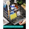 HapiRm Sink Caddy, Kitchen Sink Organiser, Kitchen Sink Caddy, Stainless