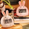 POFET Cute Rabbit Kitchen Timer LED Magnetic Cartoon Digital Cooking