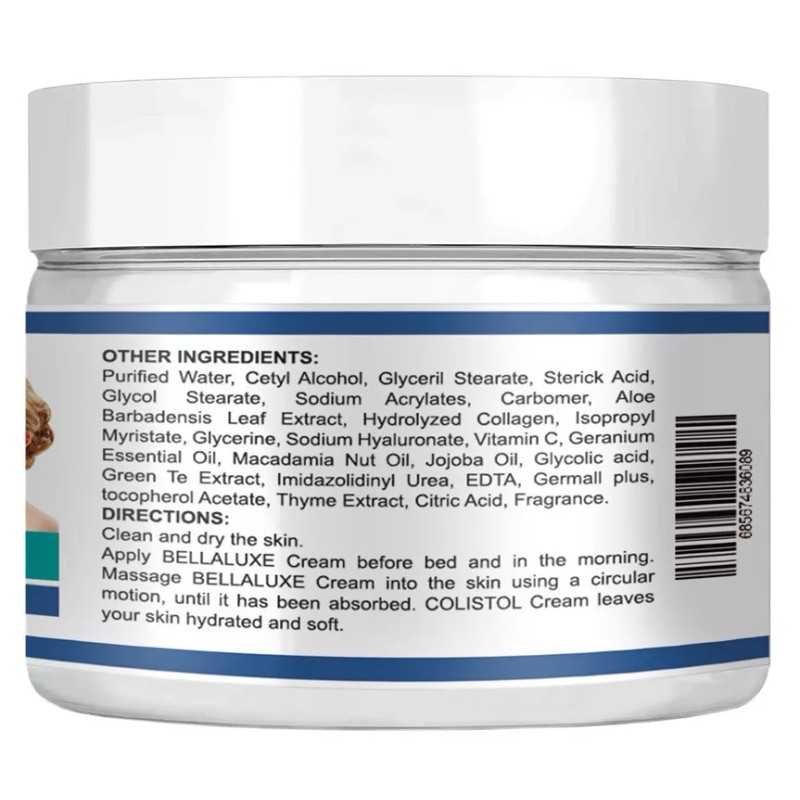 Crema de absorción rápida de colágeno hidrolizado y elastina -