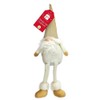Novelty Christmas Dangley Leg Gonk Cream Colour Nordic Xmas Decoration
