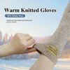 Andiker Thermal Gloves for Women, Knitted Wool Thumb and Index