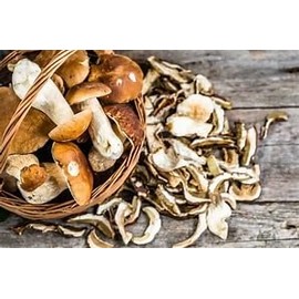 Seweryn King Boletus Porcini Dried Sliced Mushrooms 1lb Handpicked from Wild Forests, Air-Dried Mushrooms, Ideal for Cooking and Gourmet Recipes