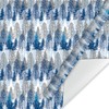 Current Snowy Trees Christmas Rolled Wrapping Paper - Premium Jumbo