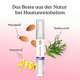 HealthRoutine Health Routine Skin Care Pen 5er Pack ?a Hautpflegestift mit Mandel?l, Teebaum?l & Vitamin E, 100% Nat1rliche Wirkstoffe, Stift gegen Hautunreinheiten