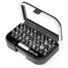 Beta Tools 860 EA/31 Easy Quality Magnetic Bit, Black, 1/4-inch, Set of 30