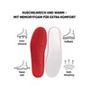Bama 201700-999-43 Warming Insole, Red, Size 43