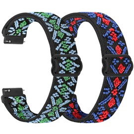 [TumpCez] Elastic Nylon Band Strap 16mm 18mm 19mm 20mm 22mm Watch Band Elastic Quick Release Adjustable Watch Replacement Strap