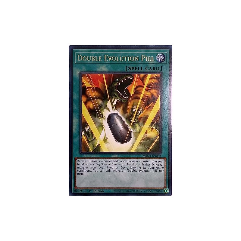 Double Evolution Pill - WISU-EN053 - Rare - 1st Edition