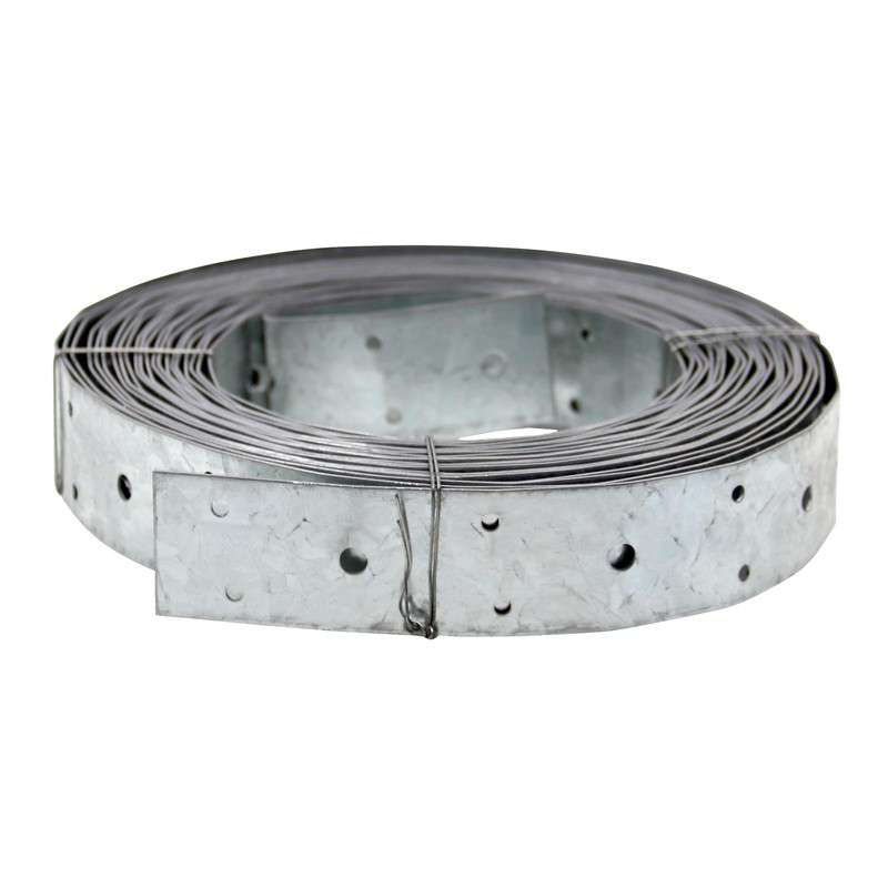 CNQLIS 32ft Galvanized Perforated Strap Strapping, 1-3/8" Width Metal Strapping