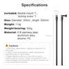TELESIN Flexible Monkey Tail Selfie Stick Holder for GoPro Hero