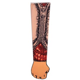 Bristol Novelty X77135 Tattoo Sleeve Zipper | 1pc, Multicolor, One Size