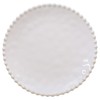 Merritt Beaded Pearl 8.5-inch Melamine Salad Plate, Cream, Set of