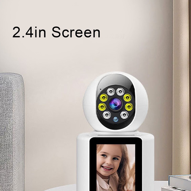 2.4in Screen WiFi Video Call Camera HD 360 Degrees Angle