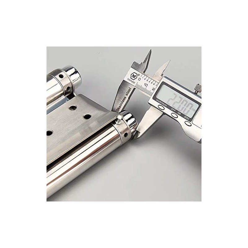 Pair of 8" Heavty Duty Stainless Steel Cafe Saloon Door