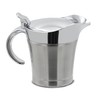 Thermal Gravy Boat Stainless Steel Silver with Hinged Lid Volume