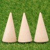 EXCEART Wooden Cone Ring Cone Ring Stand DIY Crafts: Height