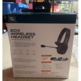 Delton 20X Wireless Computer Headset, DBTHEAD20X