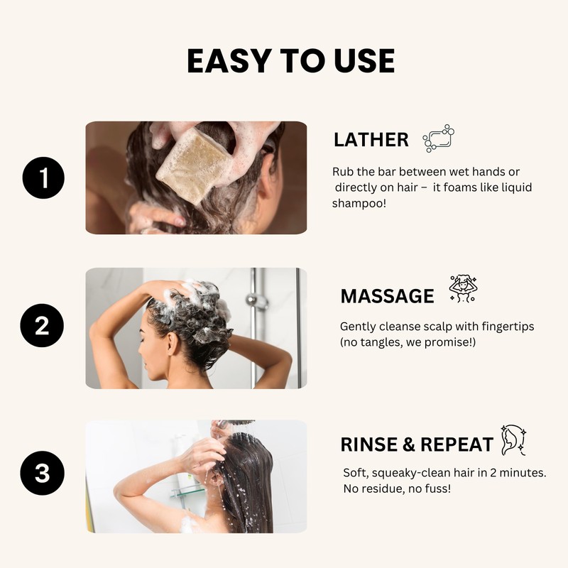 Thickening Shampoo Bar for Fine Flat & Thinning Hair |