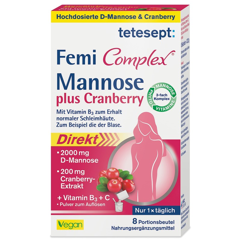 tetesept Femi Complex Mannose Plus Cranberry - To Maintain Normal