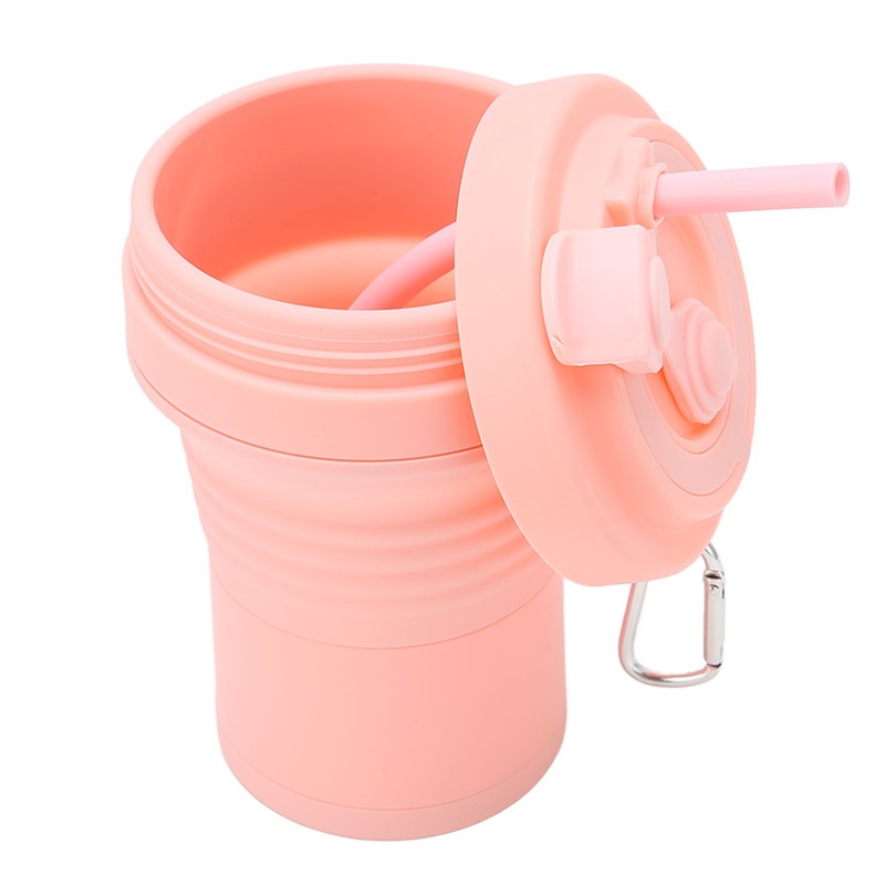 Folding Coffee Cup Silicone Heat Insulation Good Sealing Collapsible Water
