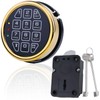 Gun Safe Replacement Lock with Left Swing Bolt Lock and
