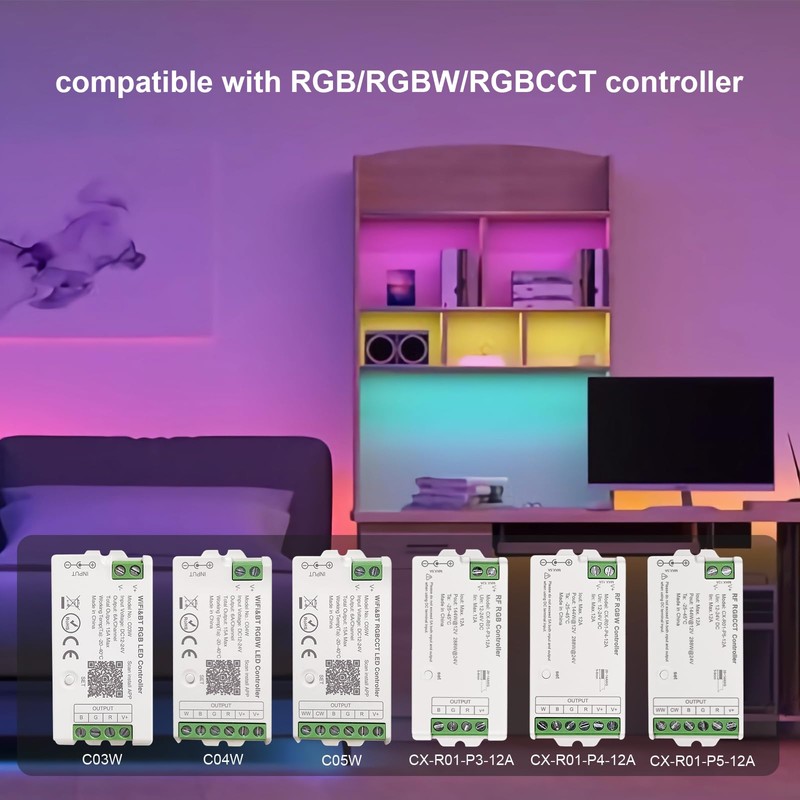 2.4G Wireless Touch Panel Remote Control for RGB RGBW RGBCCT