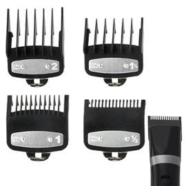 Juguta 4 Stück Haarschneidemaschine Aufsätze für Wahl,Haarschneider Führungskämme,Bartschneider Aufsteckkamm Set,Magic Clip Trimmer Rasierer