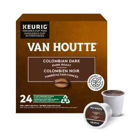 Van Houtte Colombian Dark K-Cup Coffee Pods, 24 Count For Keurig Coffee Makers