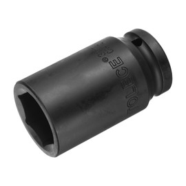 uxcell 3/4-Inch Drive 31mm 6-Point Deep Impact Socket, CR-MO Steel 78mm Length, Metric Sizes