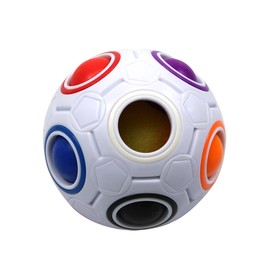FC MXBB Intelligence Rainbow Magic Ball Cube 3D Puzzle Football Design Kid Toys