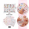 1 Set Of Pink Nail Patches And 10 Nail Stickers,