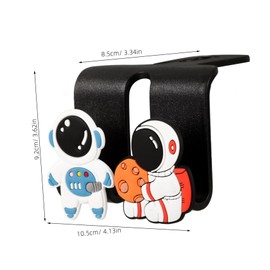 FELTECHELECTR Car Hook Interior Car Accessories Seat Back Hanging Dual Auto Hooks Purses for Bags Headrest Hook Car Hat Holder Car Purse Hook Car Hanger Car Bag Hooks Purse Car Holder PVC