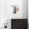 INTIRILIFE Stainless steel coat rack Modell C - 3 Hooks