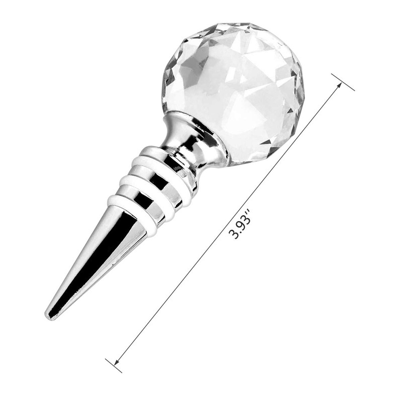 YINUO HJSR0001 Metal Diamante Cristallo Palla Tappo Della Bottiglia Vino