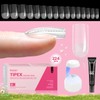 Beetles Tipex Instant Apex Nail Extension Tips Kit Almond/Coffin/Square/Oval/Stiletto/Squaoval Shape