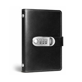 JINGYOU Piggy Bank, Holds 100 Bills, Money File, Savings Binder, Money Organizer, Fun, Bill Envelope Saving, Stylish, Money Notebook, Household Account Management, Cute, Large Capacity, With Dial Lock