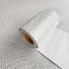 DHHOUSE Silver Crocodile Wallpaper Border, Peel and Stick Glitter Wall