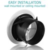HG Power 5 Inch Soffit Vent, Adjustable Air Vent Cover,