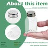 ATB Glass Salt and Pepper Shakers with Stainless Steel Lids