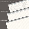 2026-2028 Monthly Pocket Calendar - 3 Year Planner with Faux