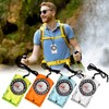 Outdoor Compass, Professional Pocket Compass, Outdoor Compass with Adjustable Declination,