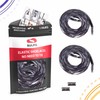 SULPO Flat Shoelaces without Tying – Elastic Shoelaces with Metal