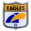 AFL West Coast Eagles Retro Heritage Logo Decal Peel-N-Stick Chrome