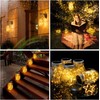 VOOKRY Solar Mason Jar Lights - 10 Pack 30 LED