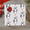 OTVEE Funny Penguins Design Birthday Wrapping Paper Roll, Mini Roll