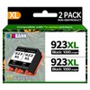CYMBAINK Black 2Pack 923XL Ink Cartridge High-Yield with Chip Compatible