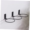 KONTONTY 3pcs Metal Iron Wall Mounted Flowerpot Holder Durable Planter