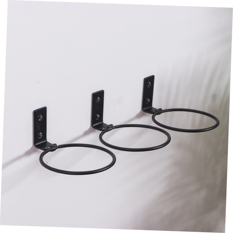 KONTONTY 3pcs Metal Iron Wall Mounted Flowerpot Holder Durable Planter